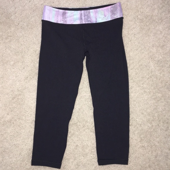 Ivivva cropped black leggings size 12 - Picture 1 of 7